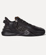 ϜᎬΝᎠI - Sneakers in pelle nera e rete
