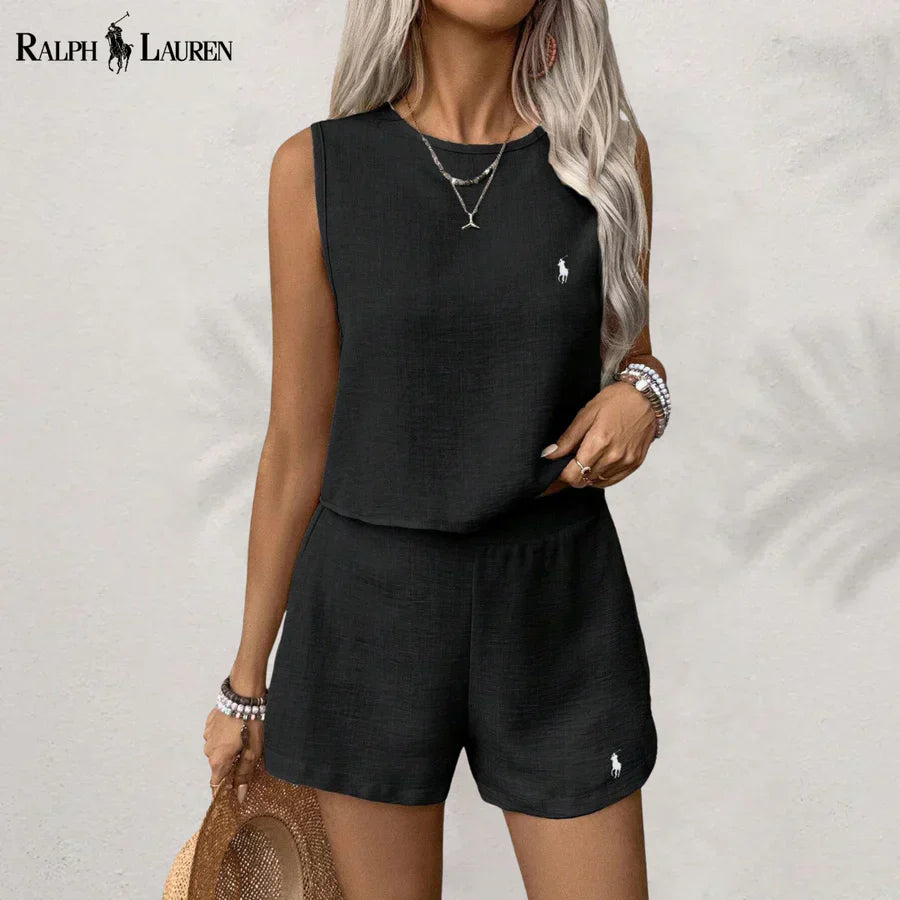 ᏒᎪᏞᏢᎻ ᏞᎪՍᏒЕΝ - Set di due pezzi Serenity in lino