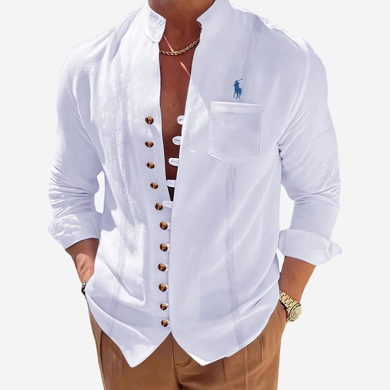 RALPH LAUREN - Camicia casual con bottoni