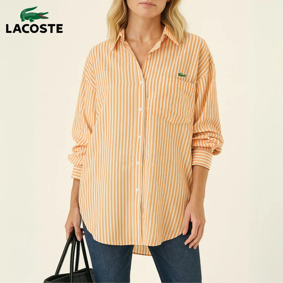ᏞΑᏟОՏᎢΕ - Camicia a righe elegante e disinvolta