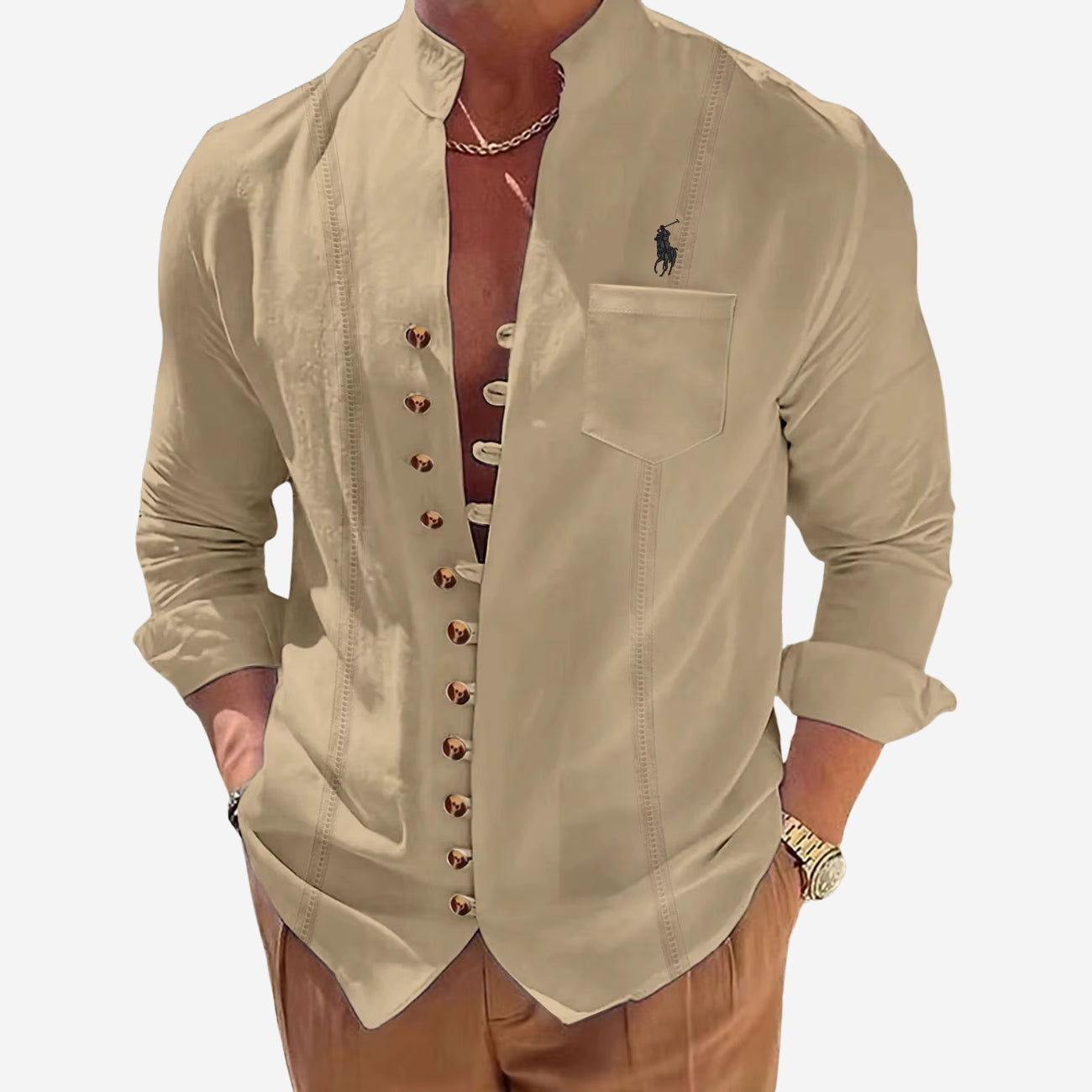 RALPH LAUREN - Camicia casual con bottoni