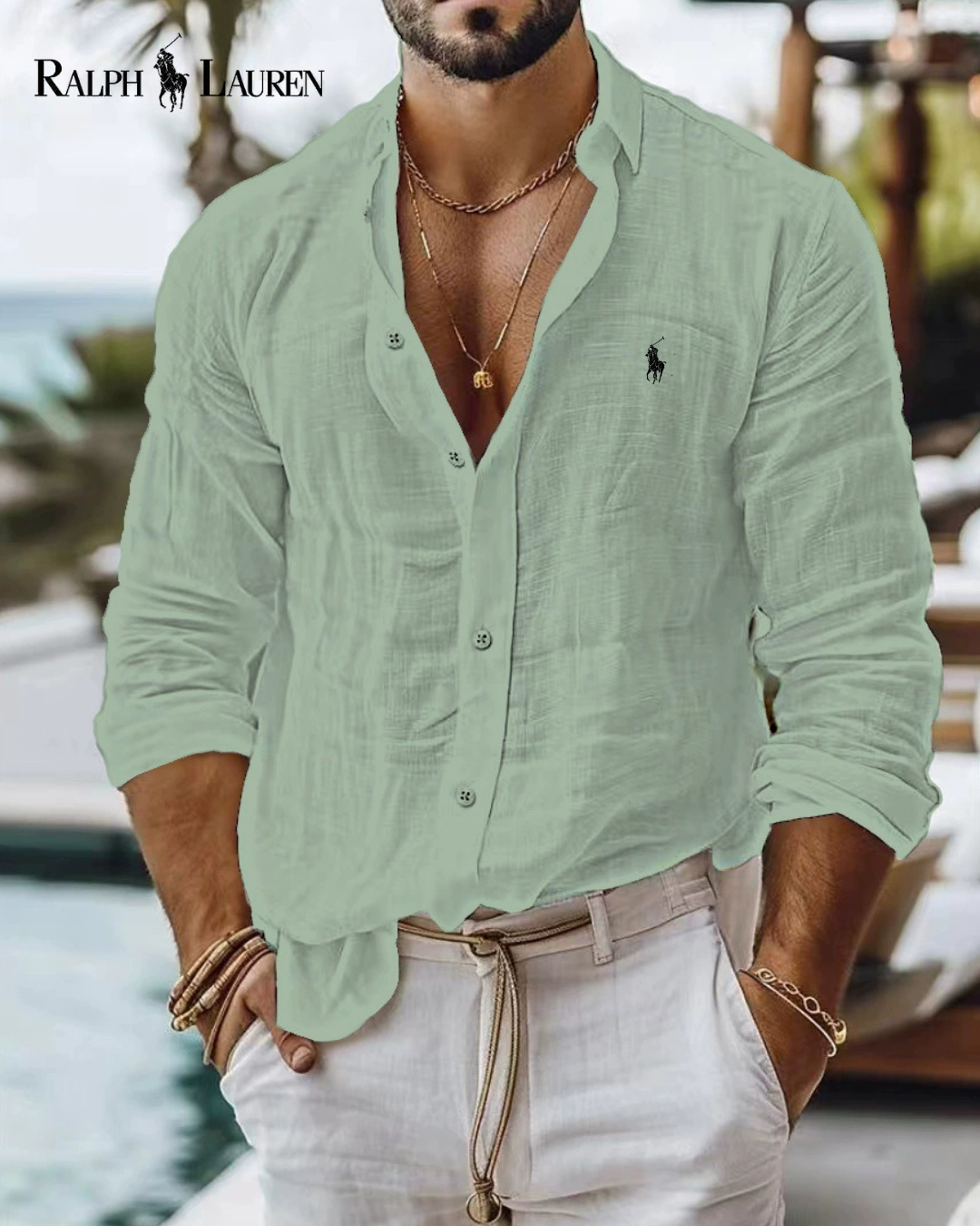 RALPH LAUREN - Camicia casual da uomo
