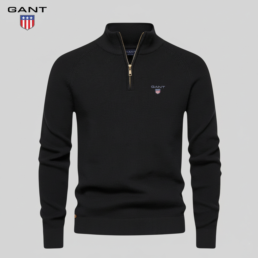 GᎪΝᎢ - Maglione con zip Premium