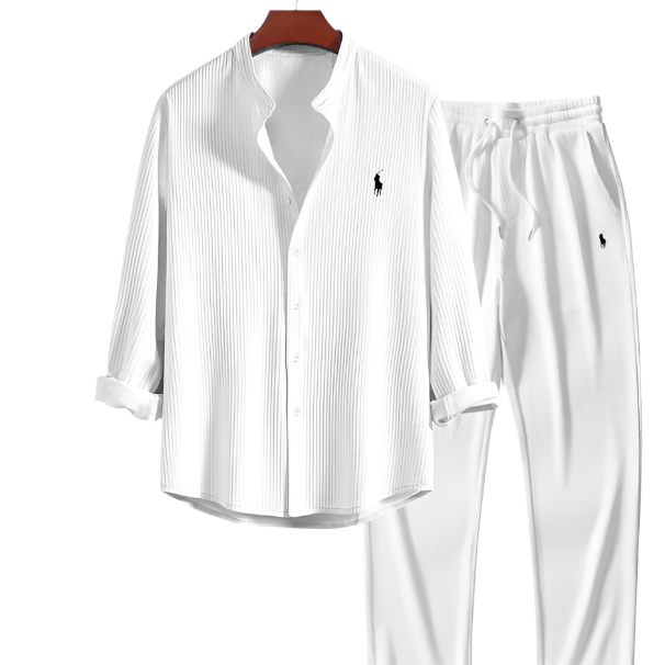 Ꮢalph Ⅼauren - Camicia a maniche lunghe e pantaloni dritti