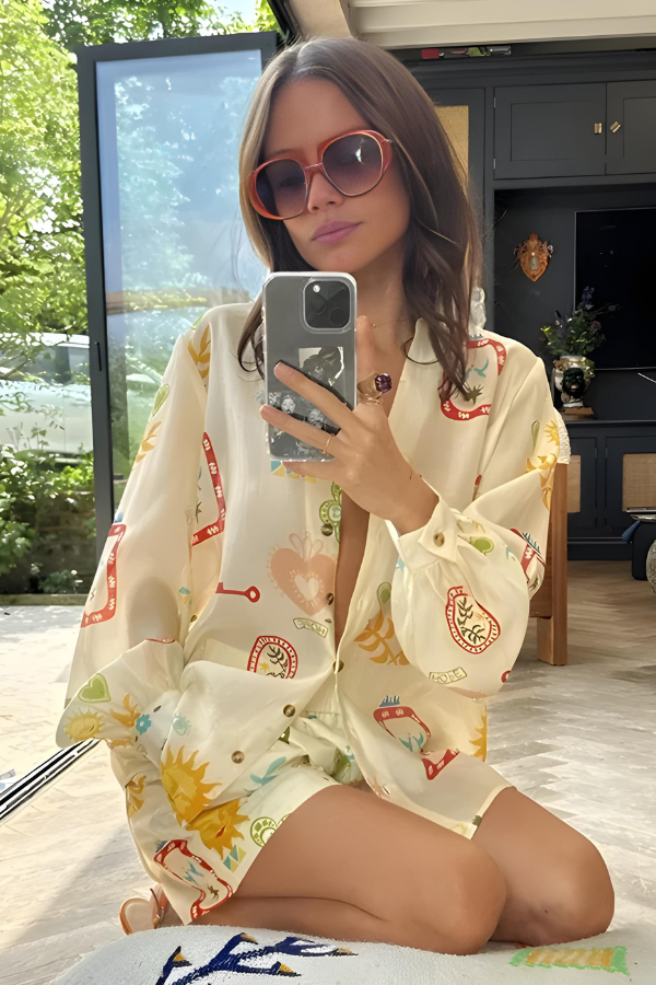 Lacey™ | Set a maniche lunghe e pantaloni corti