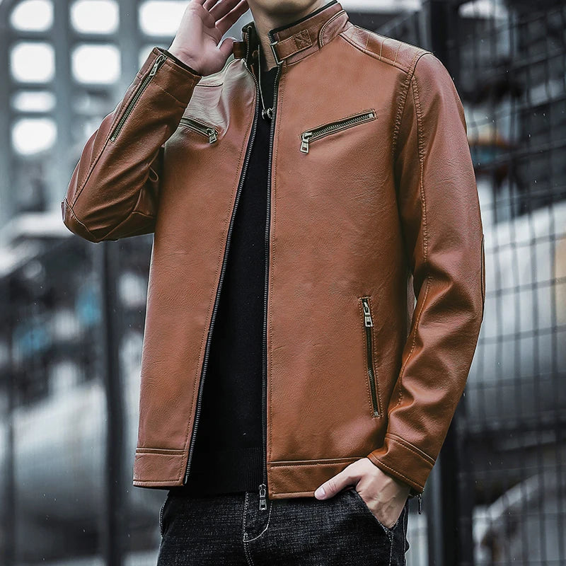 Dario™ | Giacca da Uomo con Colletto alla Coreana Antivento