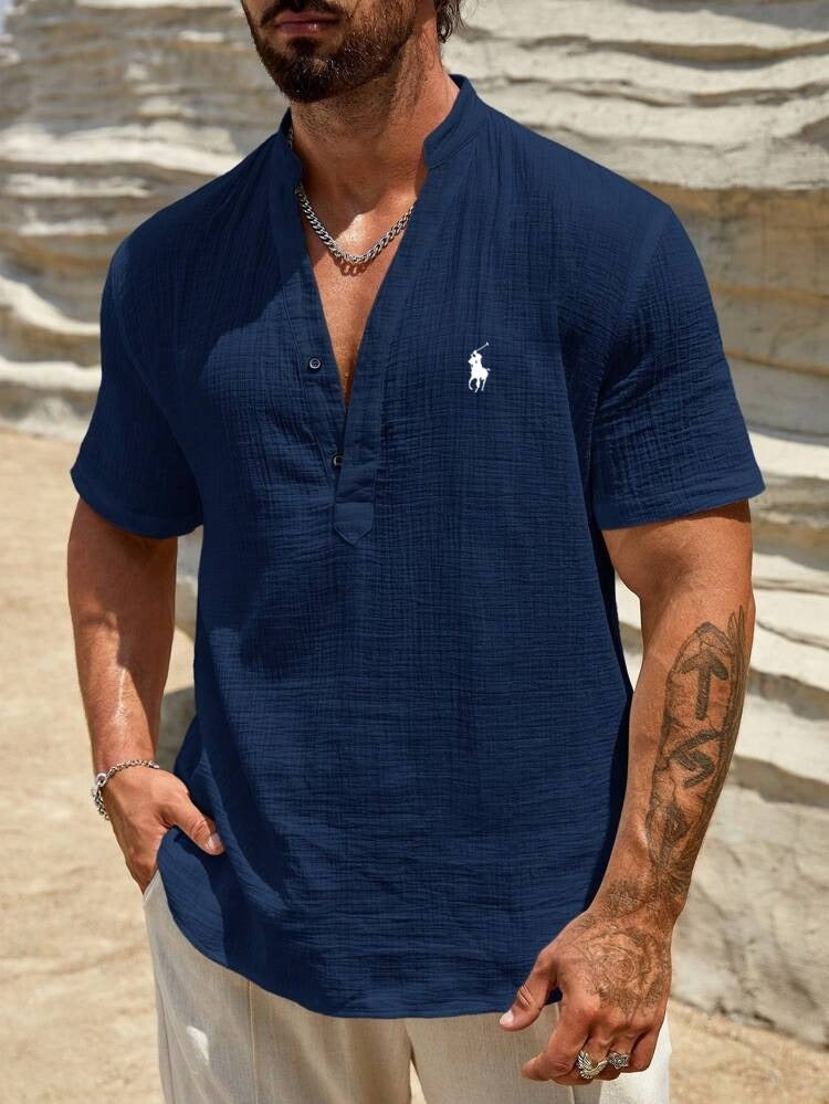 ᏒᎪᏞᏢᎻ ᏞᎪՍᏒЕΝ – Camicia estiva in tessuto di lino