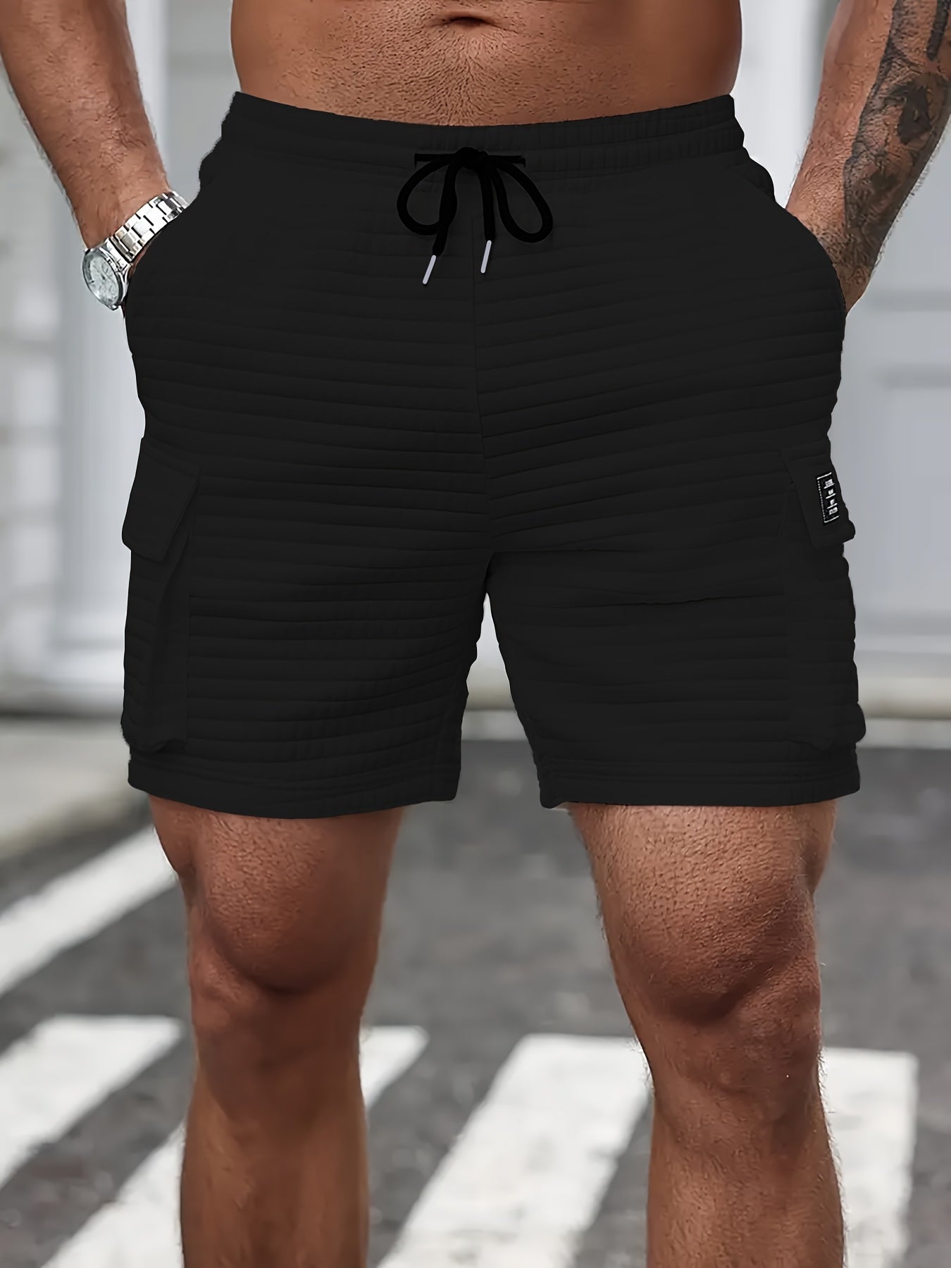 Lorano ™ Pantaloni Corti a Maglia Waffle