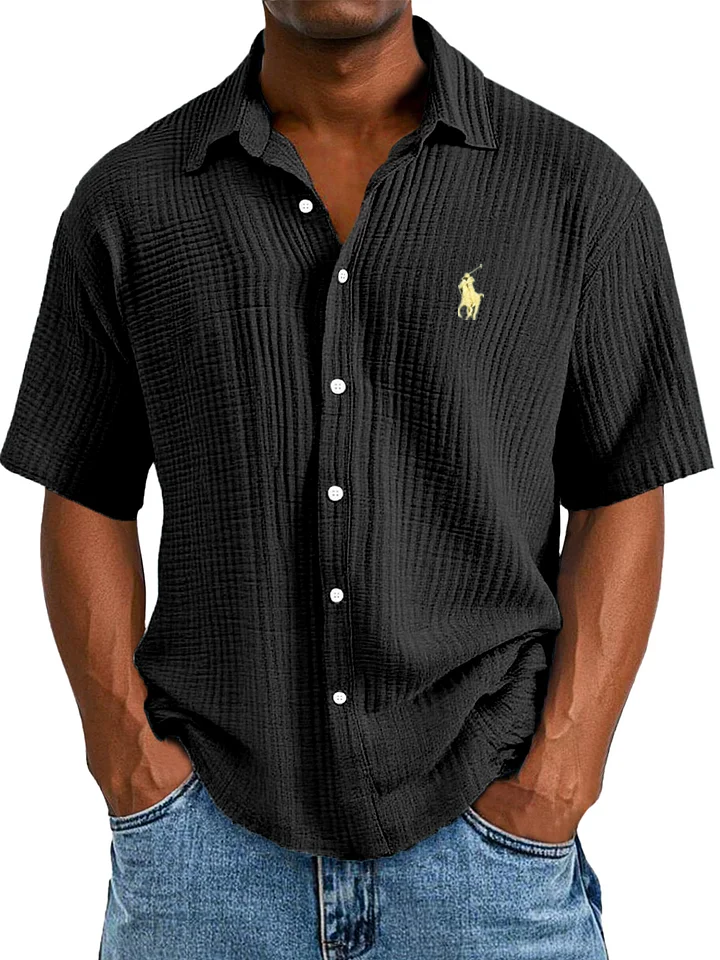 ᏒᎪᏞᏢᎻ ᏞᎪՍᏒЕΝ - Camicia da uomo Cool Comfort