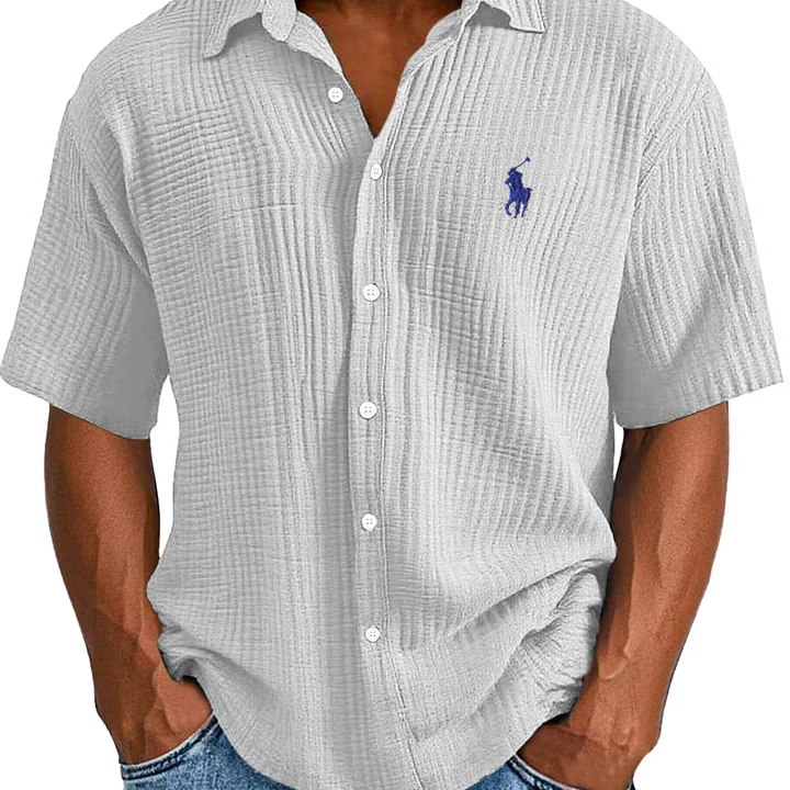 ᏒᎪᏞᏢᎻ ᏞᎪՍᏒЕΝ - Camicia da uomo Cool Comfort