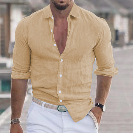 Camicia in lino - Eleganza estiva con una sensazione di leggerezza